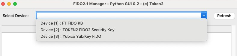 FIDO2.1 Security Key Management Tool for macOS – User Guide